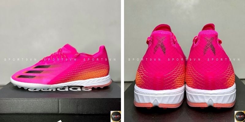 Giày bóng đá Adidas X Ghosted.1 hồng